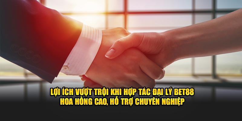 Lợi ích vượt trội khi hợp tác đại lý Bet88 - Hoa hồng cao, hỗ trợ chuyên nghiệp